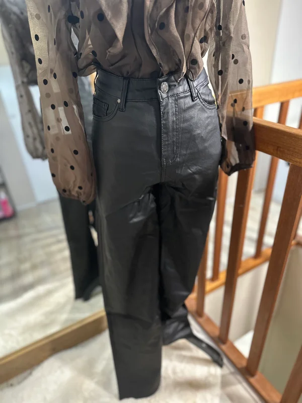 Wide Leg Lederlook - GOODIES