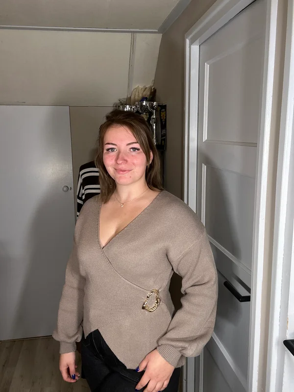 Overslag Top Taupe