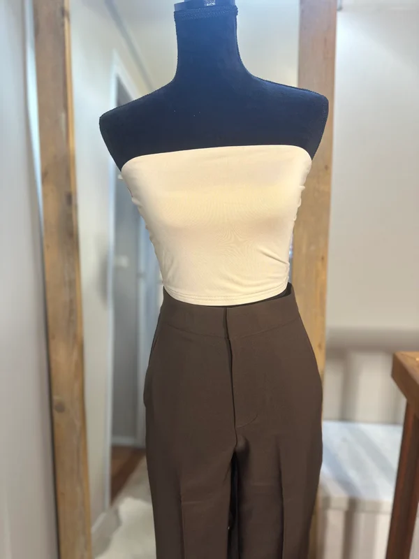Bandeau Top – Beige
