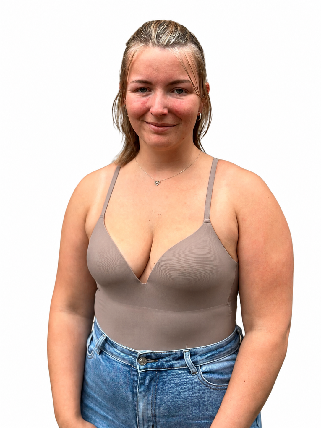 V-Neck Body Taupe